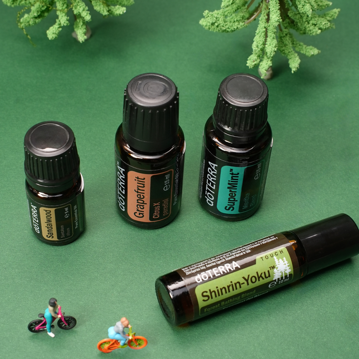 Sandalwood + Shinrin-Yoku Touch + Grapefruit + SuperMint