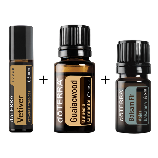 10ml Vetiver Touch + 15ml Guaiacwood + 5ml Balsam Fir (BOGO)
