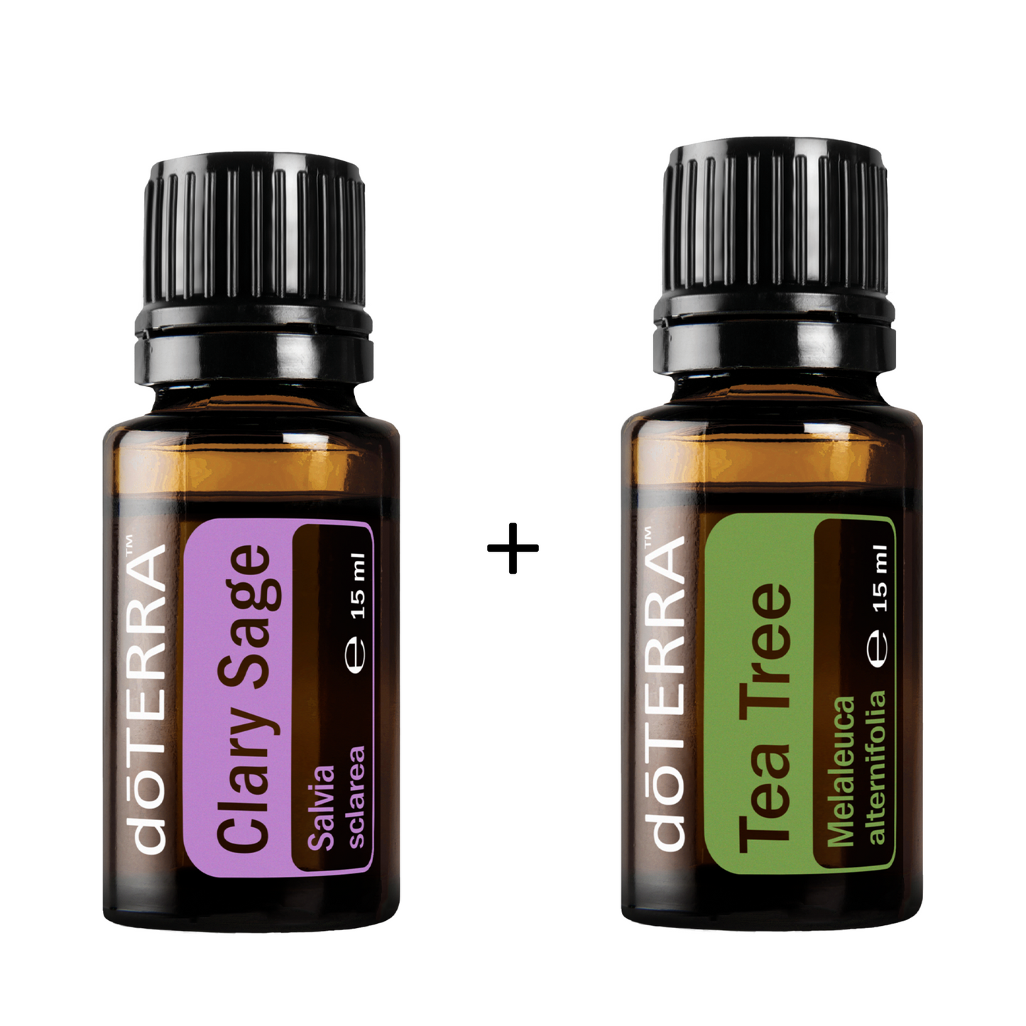 Clary Sage 15ml & Tea Tree 15ml (BOGO)