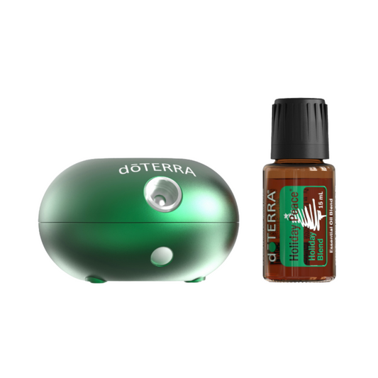 Emerald Bubble Diffuser + 15ml Holiday Peace